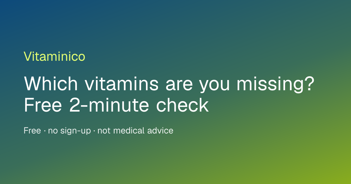 Vitaminico — official preview image